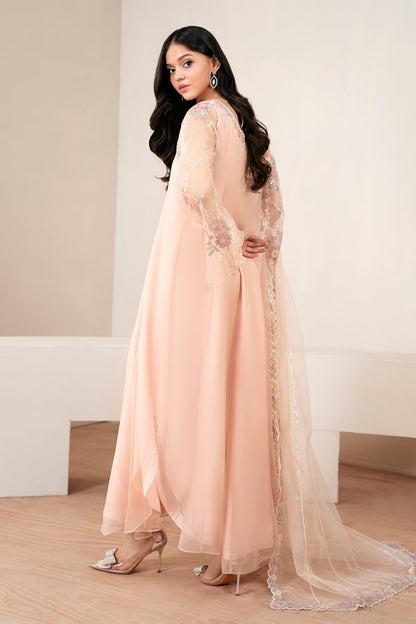 Baroque | Luxury Pret 25 | EMBROIDERED CHIFFON PR-1054 - Pakistani Designer Dress - by Baroque - Type : Ladies Clothes - 100% Original at Saira Sultan