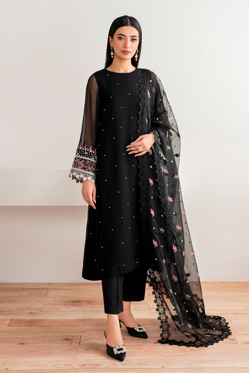 Baroque | Formal Collection | CHIFFON UF-682 XS Black Chiffon