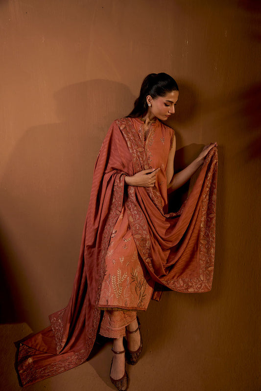 Sobia Nazir | Winter Shawl 25 | Design 4A by Sobia Nazir - Designer Dress - Type : Ladies Clothes - Available at Saira Sultan - 100% Original 