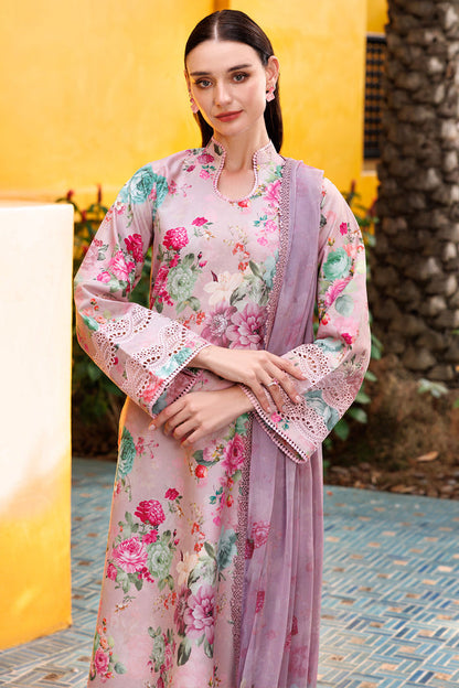Farasha | Printed Essentials | Spring Muse M Pink Lawn