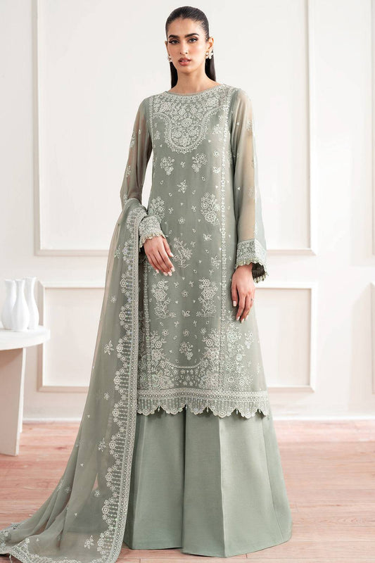 Farasha | Essence Formals 25 | Ash Green - Pakistani Designer Dress - by Farasha - Type : Ladies Clothes - 100% Original at Saira Sultan