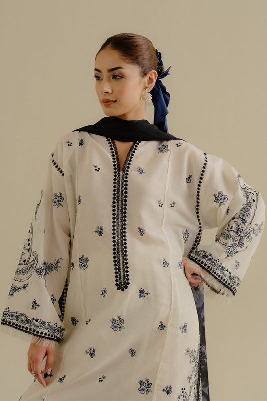 Zara Shahjahan | Coco Lawn 25 | Yana-4A XS Ivory Lawn