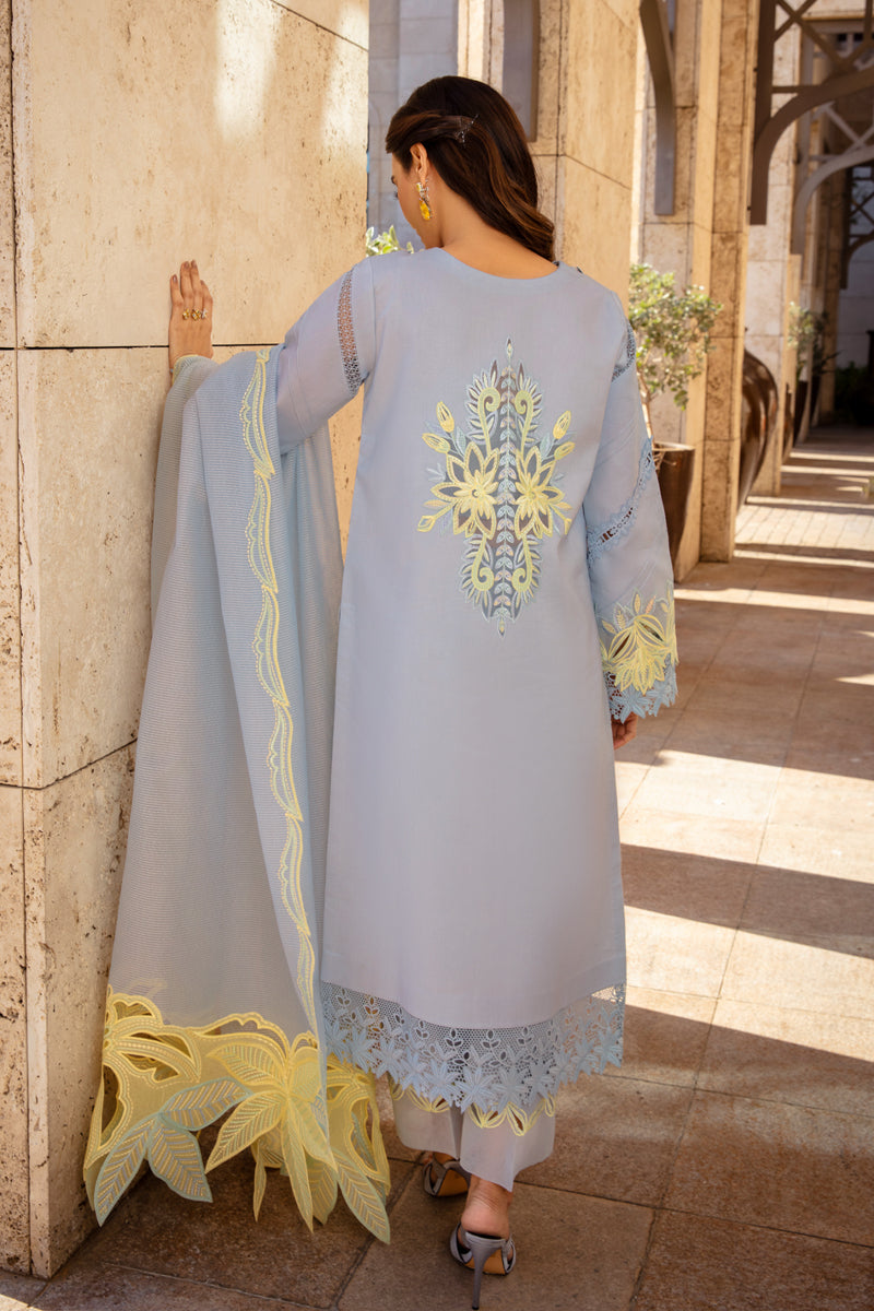 Rangrasiya | Premium Summer Lawn 25 | Elnaz S Gray Lawn