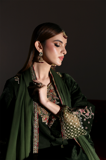 Emaan Adeel | Zarposh Velvet 25 | AARISH - Pakistani Designer Dress - by Emaan Adeel - Type : Ladies Clothes - 100% Original at Saira Sultan