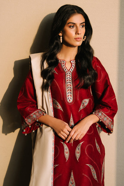 Jazmin | Summer Lawn 25 | USE-9141 L Maroon Lawn