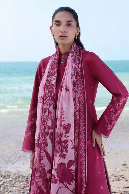 Seran | Afsanah Lawn 25 | ZURI M Maroon Lawn