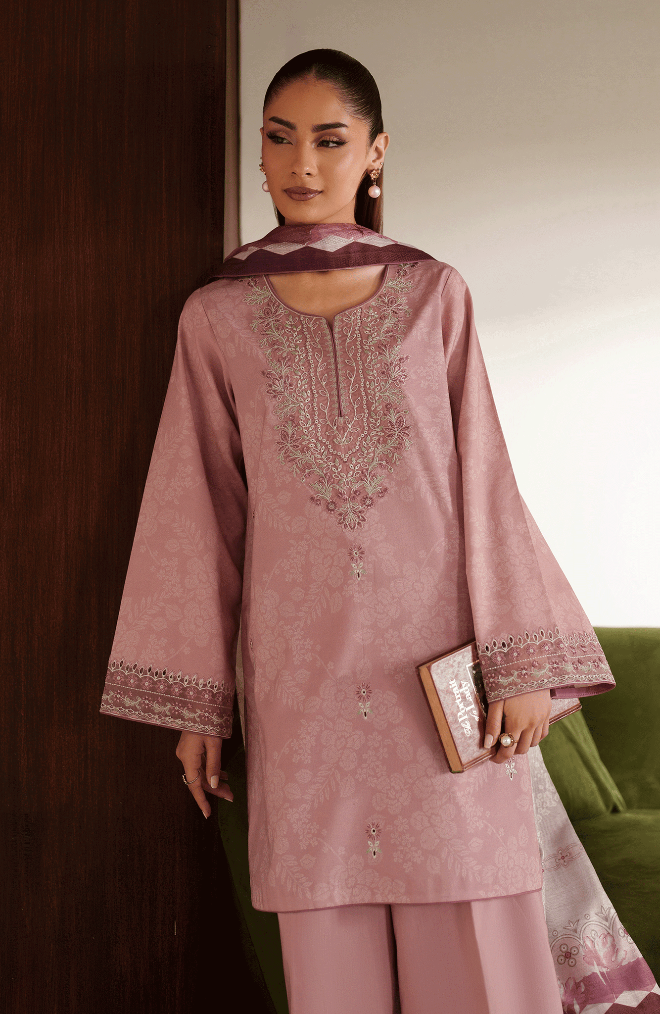 Seran | Ilara Cambric | ELANORA - Pakistani Designer Dress - by Seran - Type : Ladies Clothes - 100% Original at Saira Sultan