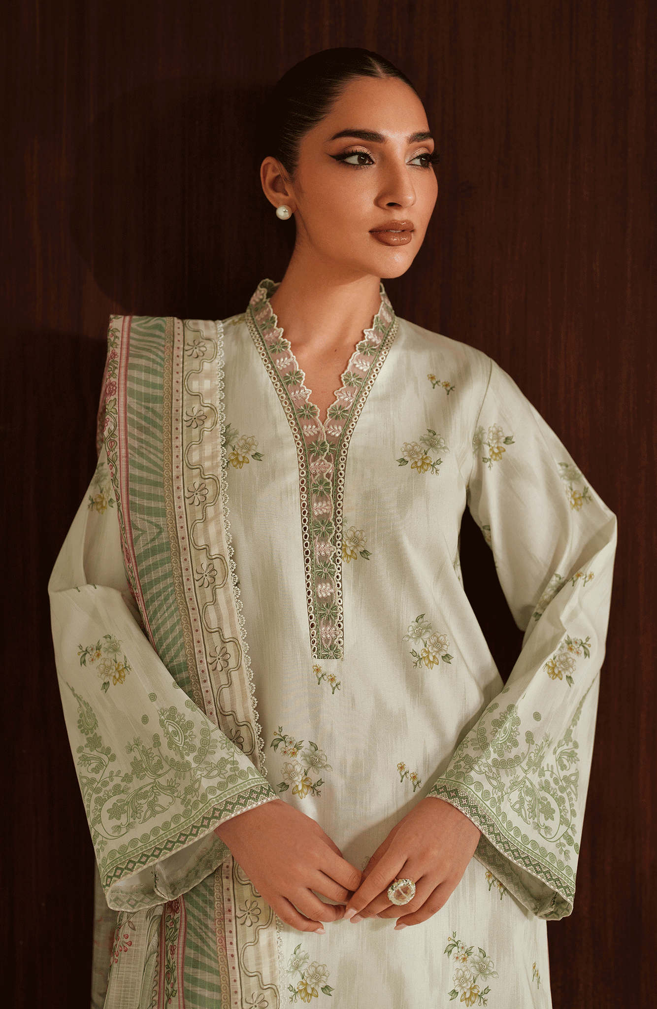 Seran | Ilara Cambric | ELVERRA - Pakistani Designer Dress - by Seran - Type : Ladies Clothes - 100% Original at Saira Sultan