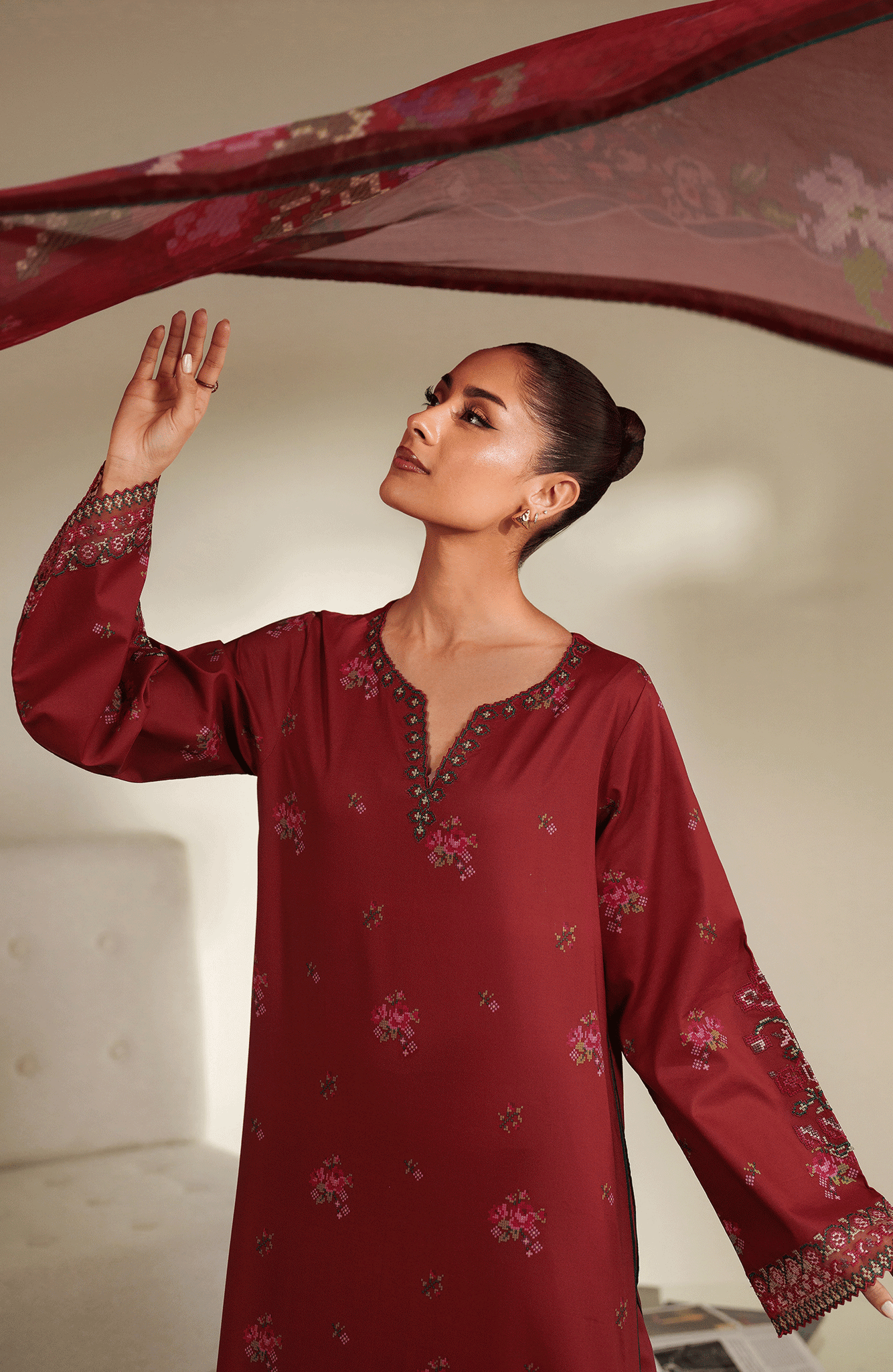 Seran | Ilara Cambric | SORREL - Pakistani Designer Dress - by Seran - Type : Ladies Clothes - 100% Original at Saira Sultan