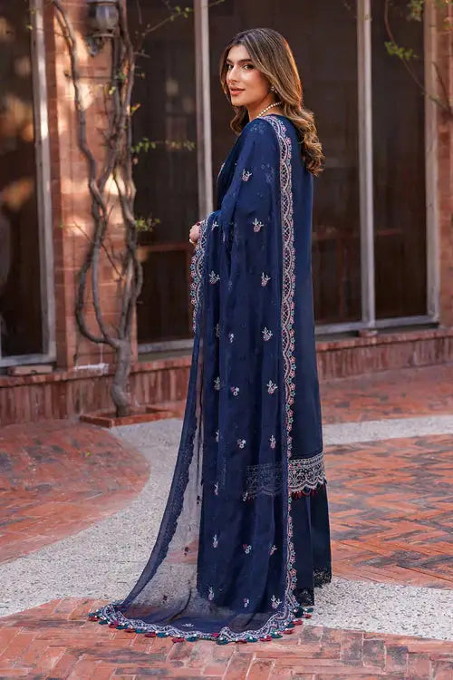 Farasha | Kaavish Lawn 24 | DEEP SAPPHIRE - Pakistani Designer Dress - by Farasha | Type: Luxury - 100% Original at Saira Sultan