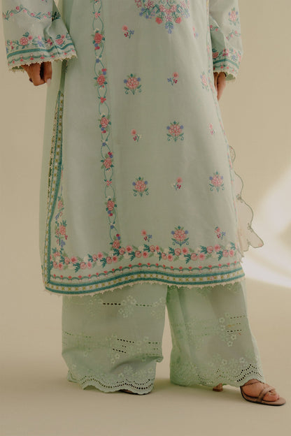 Zara Shahjahan | Coco Lawn 25 | Zeest-9A M Pastel Mint Lawn