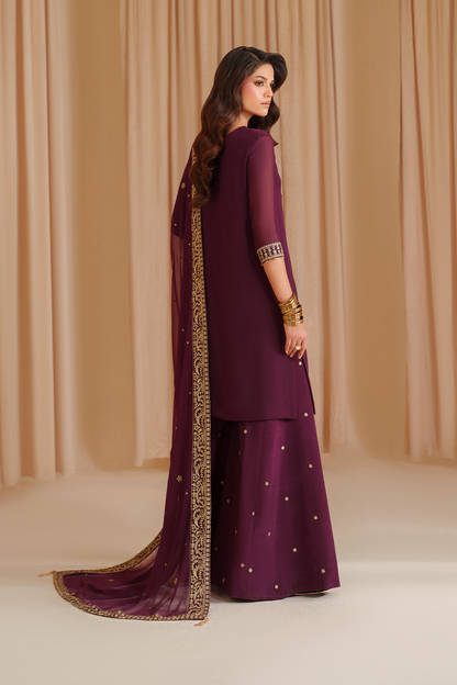 Iznik I Festive Formal I CC-76 Embroidered Chiffon - Pakistani Designer Dress - by Iznik - Type : Ladies Clothes - 100% Original at Saira Sultan