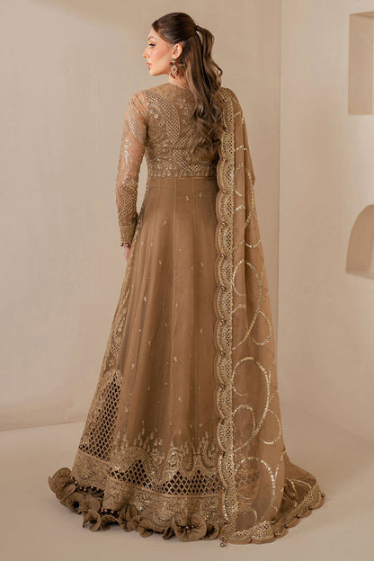 Jazmin | Wedding Formals | WF'25-04 S Light Brown Chiffon