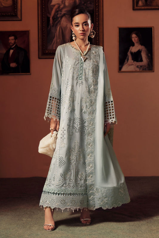 Nureh | Feya Eid Collection | FE-11 XS Light Gray Lawn