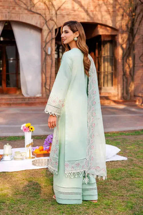 Farasha | Kaavish Lawn 24 | WHISPER MINT - Pakistani Designer Dress - by Farasha | Type: Luxury - 100% Original at Saira Sultan