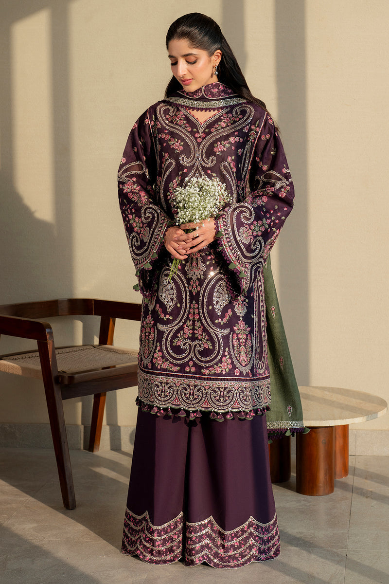 Jazmin | Shahkaar Luxury Lawn 25 | SL25-D6 XS Burgundy Lawn