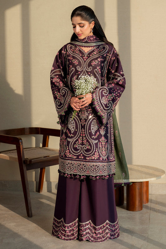Jazmin | Shahkaar Luxury Lawn 25 | SL25-D6 XS Burgundy Lawn