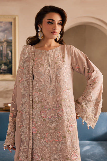 Emaan Adeel | Miraan luxury chiffon | NAIRA M Pinkish Gray Chiffon