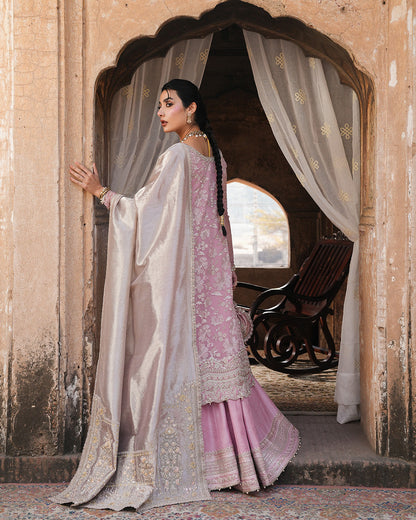 Faiza Saqlain | Zimmal Formals | Vemita S Lilac Chiffon