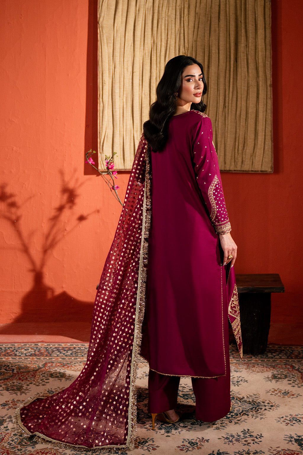 Neeshay | Raw Silk | RTW-RS-01 - Pakistani Designer Dress - by Neeshay - Type : Ladies Clothes - 100% Original at Saira Sultan