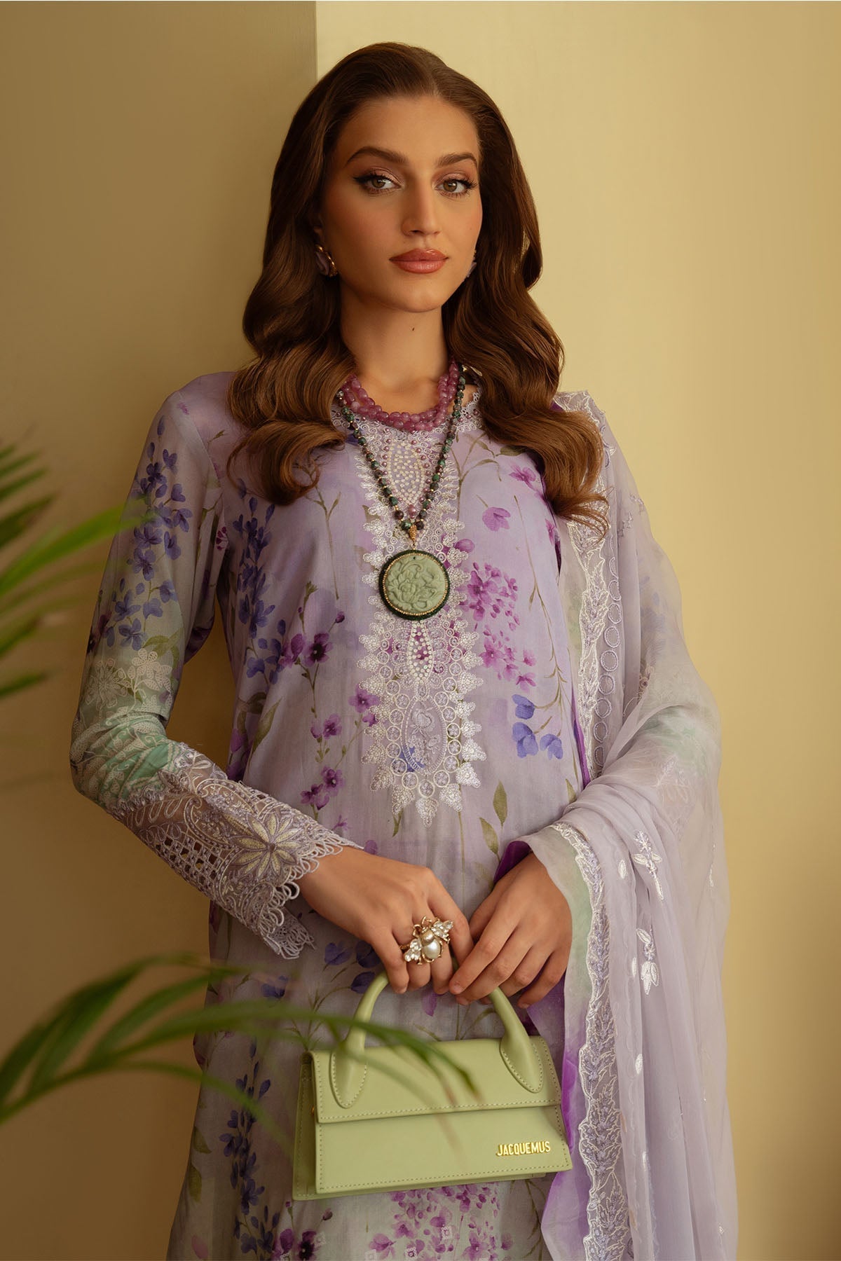 Nureh | Maya Swiss Lawn | NS-148 M Lilac Lawn