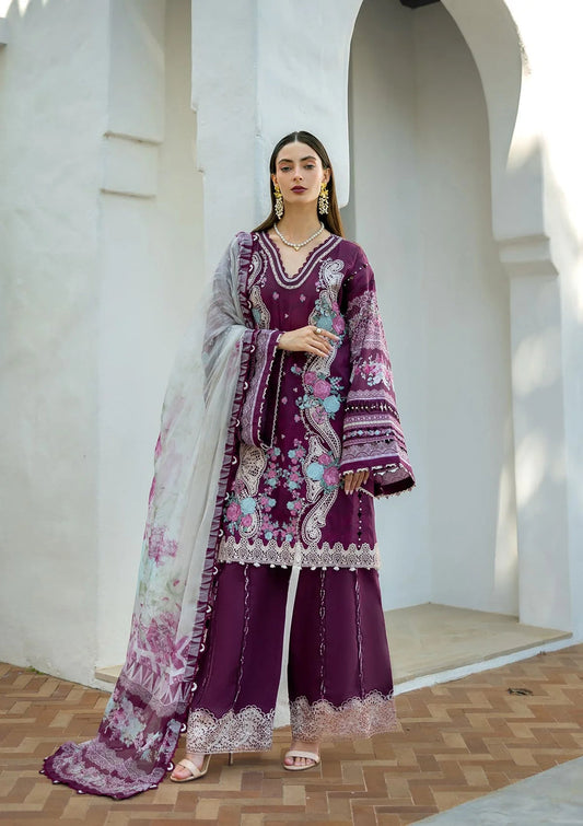 Elaf Premium | Signature 25 | ETS-06B AZOTIC XS Magenta Lawn