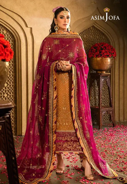 Asim Jofa | Velvet Festive 23 | AJVF-07 - Pakistani Designer Dress - by Asim Jofa | Type: Formal - 100% Original at Saira Sultan