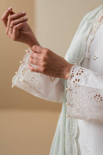 Cross Stitch | Chikankari Lawn Collection | P-06 - Pakistani Designer Dress - by Cross Stitch | Type: Luxury - 100% Original at Saira Sultan