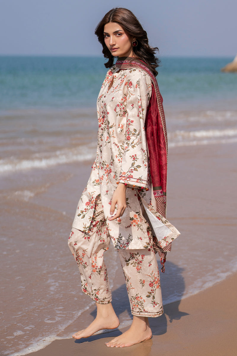 Jazmin | Summer Lawn 25 | USE-9157 L Off White Lawn