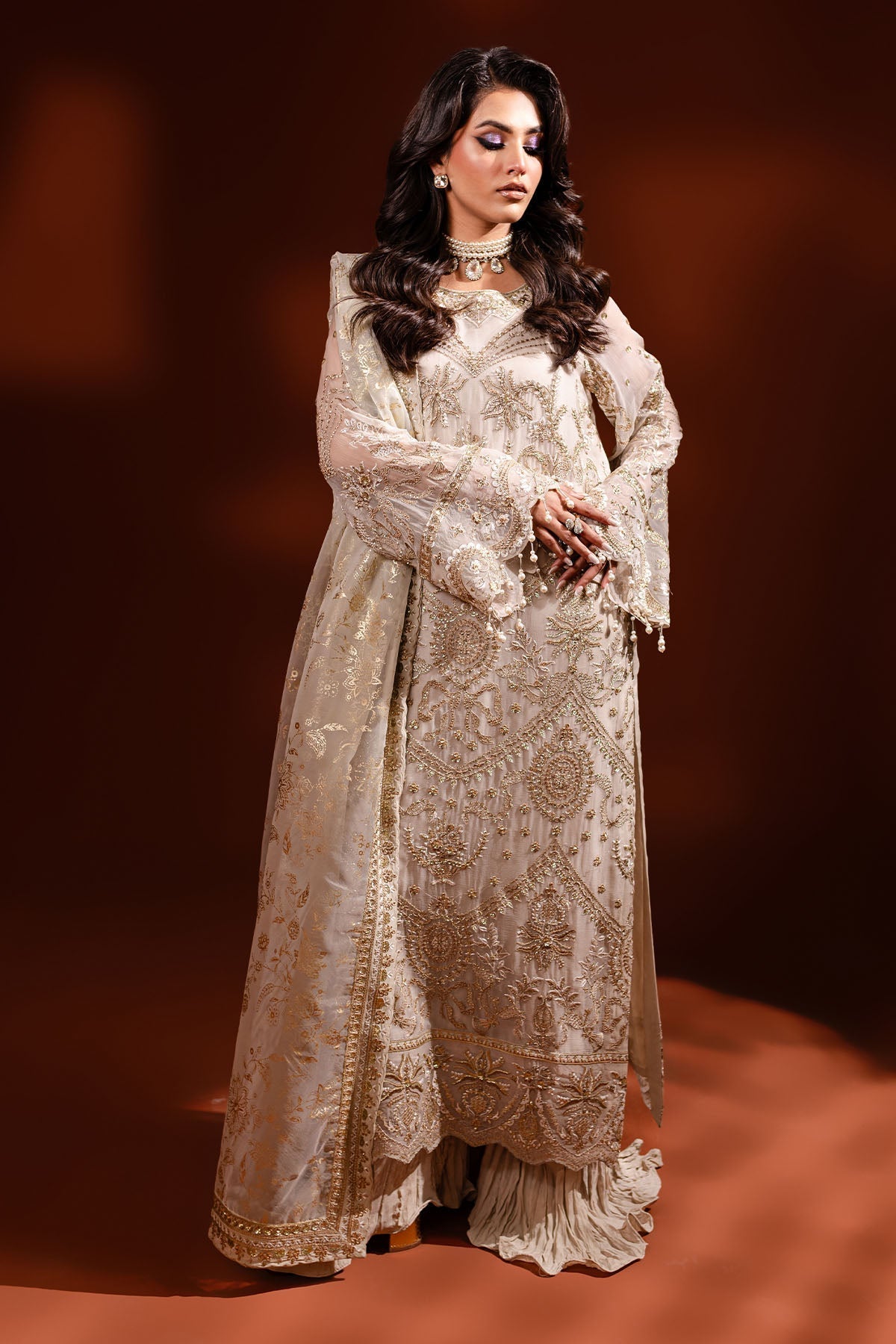 Nureh | Fancy Formals | NP-473 - Pakistani Designer Dress - by Nureh | Type: Formal - 100% Original at Saira Sultan