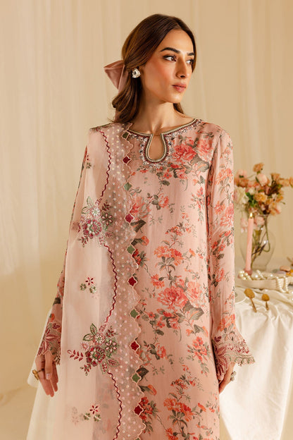 Nureh | Ballerina Formals | NU2-160 XL Pale Peach Chiffon