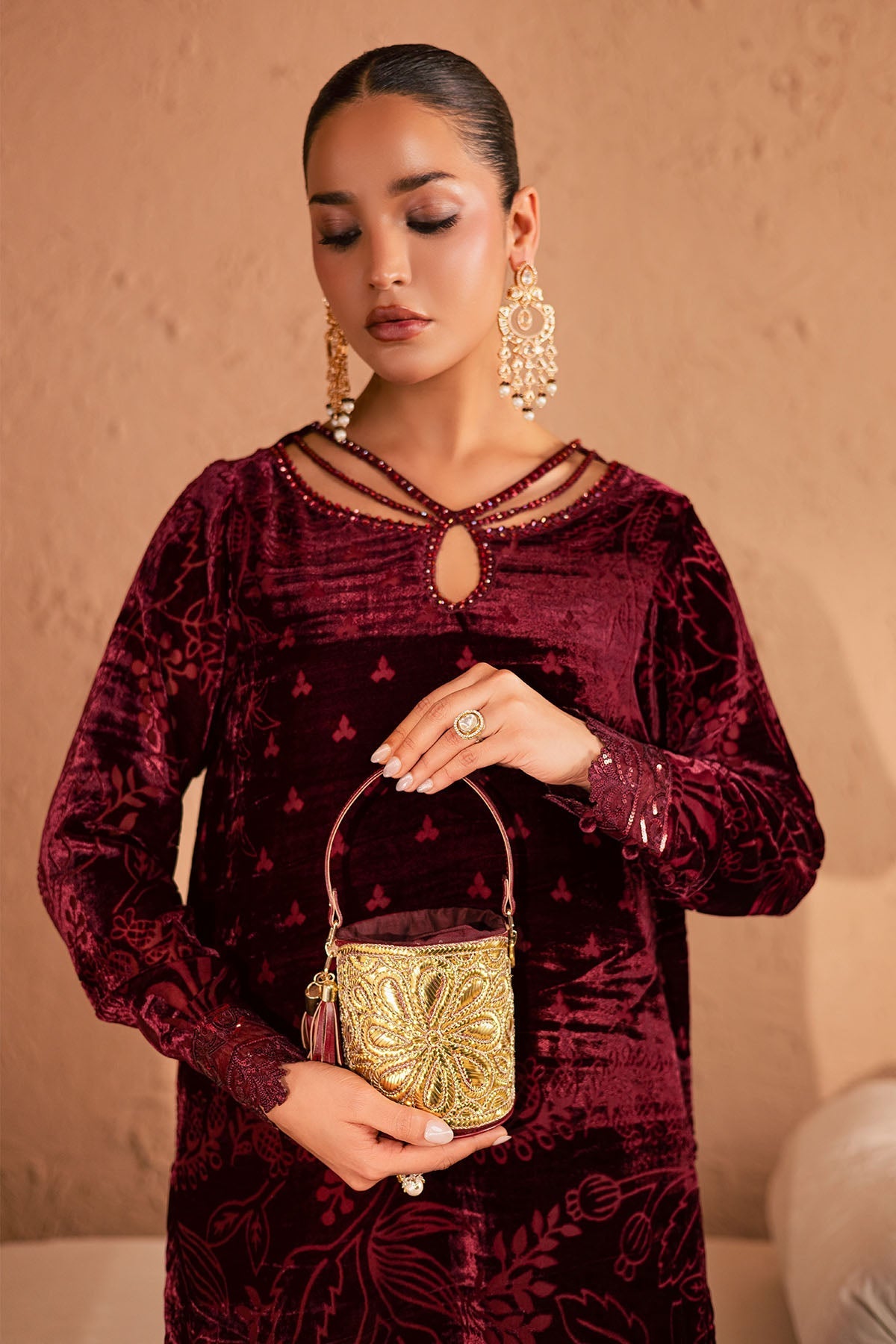 Nureh | Ballerina Winter 25 | NU2-190 by Nureh - Designer Dress  - Type : Ladies Clothes - Available at Saira Sultan - 100% Original 