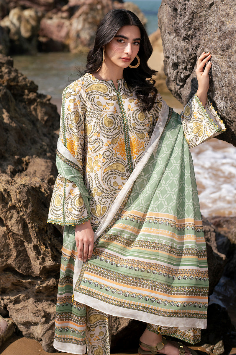 Jazmin | Summer Lawn 25 | USE-9168 M Off White Lawn