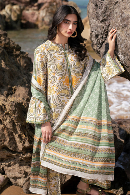 Jazmin | Summer Lawn 25 | USE-9168 M Off White Lawn