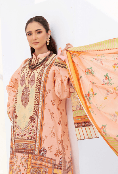 Humdum | Saira Bano Lawn 24 | D10 - Pakistani Designer Dress - by HumDum | Type: Casuals - 100% Original at Saira Sultan