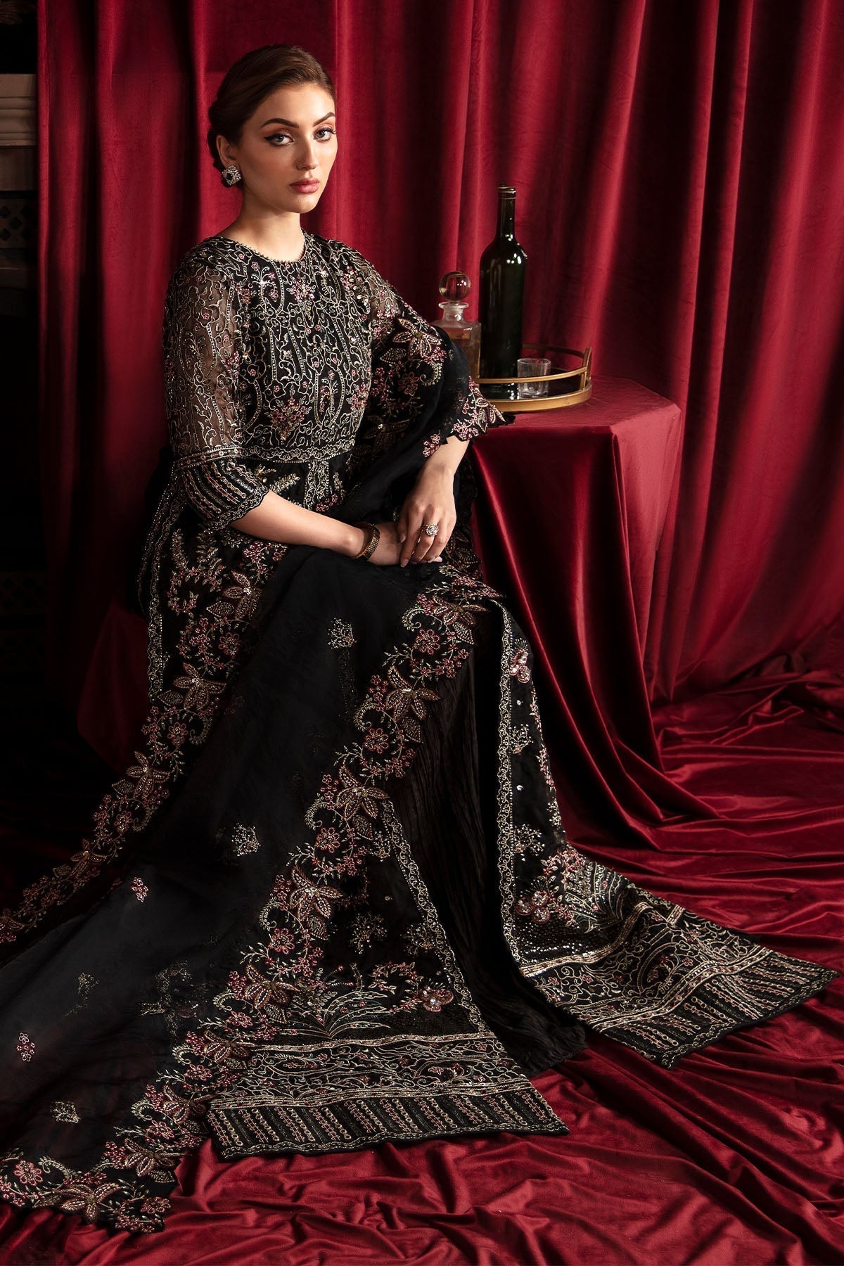 Nureh | Elanora Formal 24 | ROSE - Pakistani Designer Dress - by Nureh | Type: Formal - 100% Original at Saira Sultan