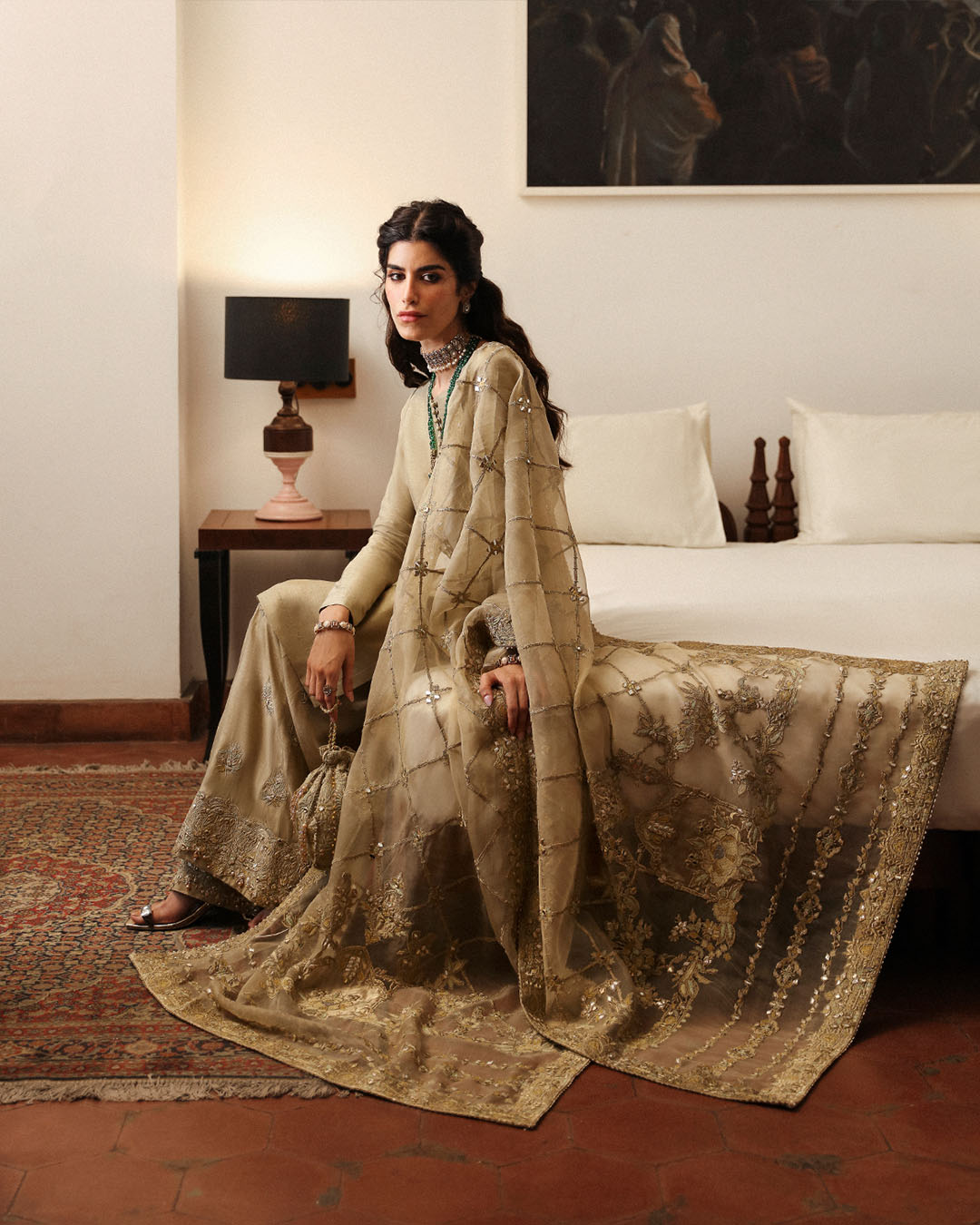 Faiza Saqlain | Mehermah Luxe Formals | Nainsi - Pakistani Designer Dress - by Faiza Saqlain | Type: Formal - 100% Original at Saira Sultan