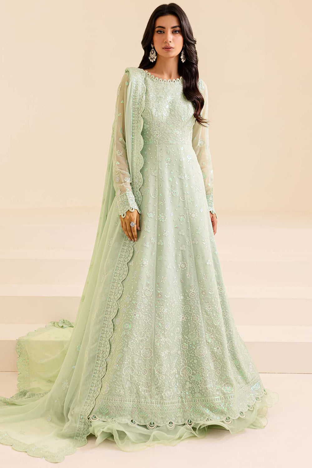 Farasha | Lumiere Formals | Aqua Dream - Pakistani Designer Dress - by Farasha | Type: Bridal - 100% Original at Saira Sultan