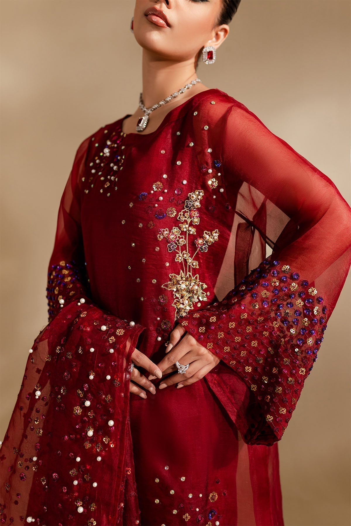 Nureh | Tiny Twinkles | LOVE STRUCK - Pakistani Designer Dress - by Nureh | Type: Formal - 100% Original at Saira Sultan