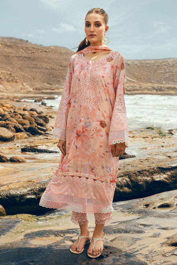 Nureh | Gardenia Lawn 24 | N-05 - Pakistani Designer Dress - by Nureh | Type: Luxury - 100% Original at Saira Sultan