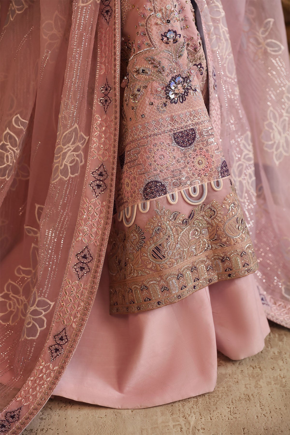 Nureh | Jhoomro Wedding Formals | NL-69 RANIA - Pakistani Designer Dress - by Nureh | Type: Bridal - 100% Original at Saira Sultan