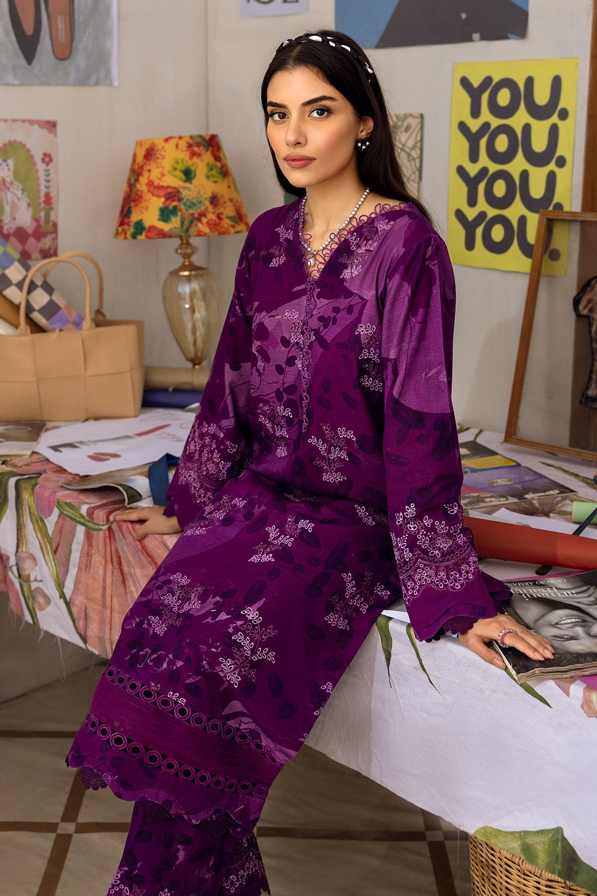 Nureh | Ballerina Winter 25 | NU2-128 by Nureh - Designer Dress  - Type : Ladies Clothes - Available at Saira Sultan - 100% Original 