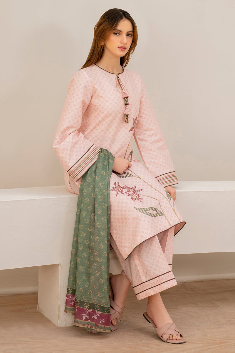 Jazmin | Summer Lawn 25 | USE-9134 L Peach Pink Lawn