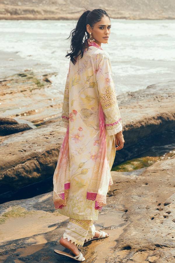 Nureh | Gardenia Lawn 24 | N-06 - Pakistani Designer Dress - by Nureh | Type: Luxury - 100% Original at Saira Sultan