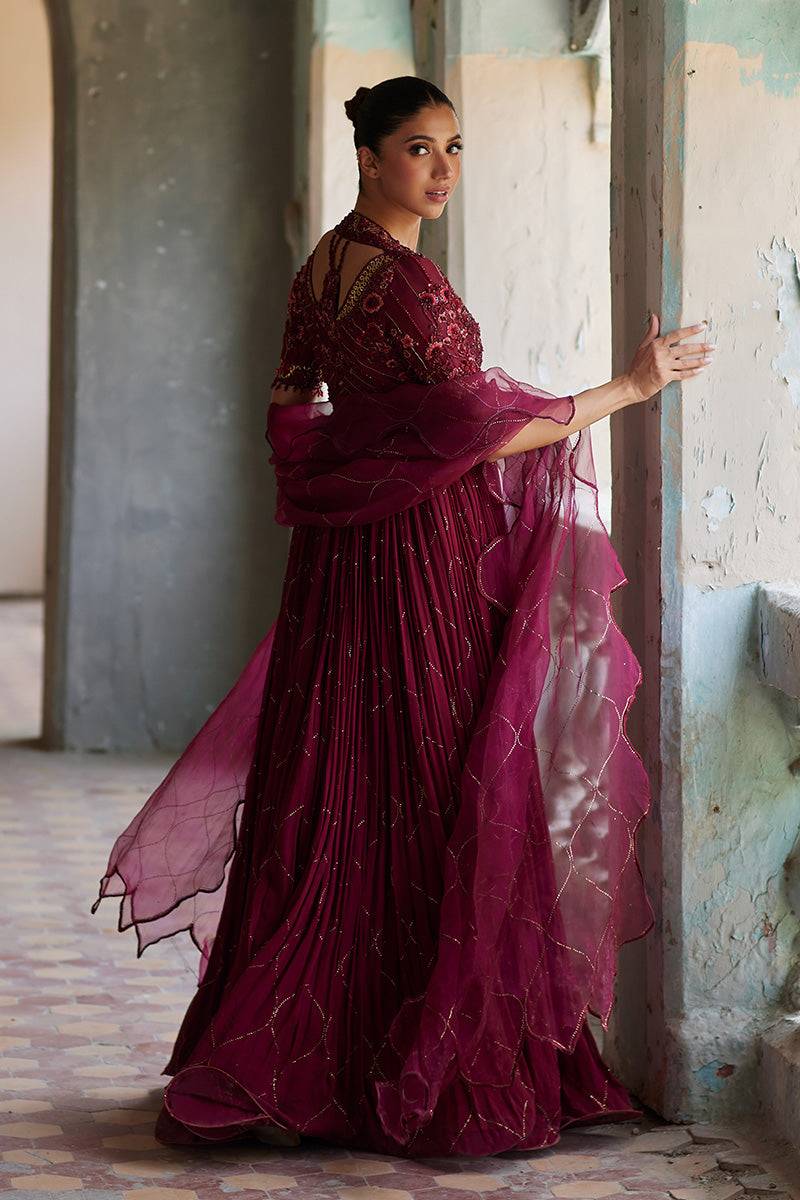 Mina Hassan | Formal Dholki Collection | Arooba - Pakistani Designer Dress - by Mina Hassan | Type: Ladies Clothes - 100% Original at Saira Sultan