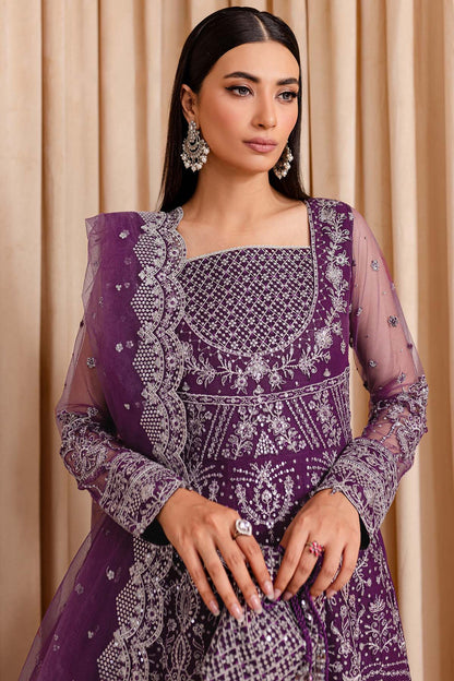 Farasha | Lumiere Formals | Plum Passion - Pakistani Designer Dress - by Farasha | Type: Bridal - 100% Original at Saira Sultan