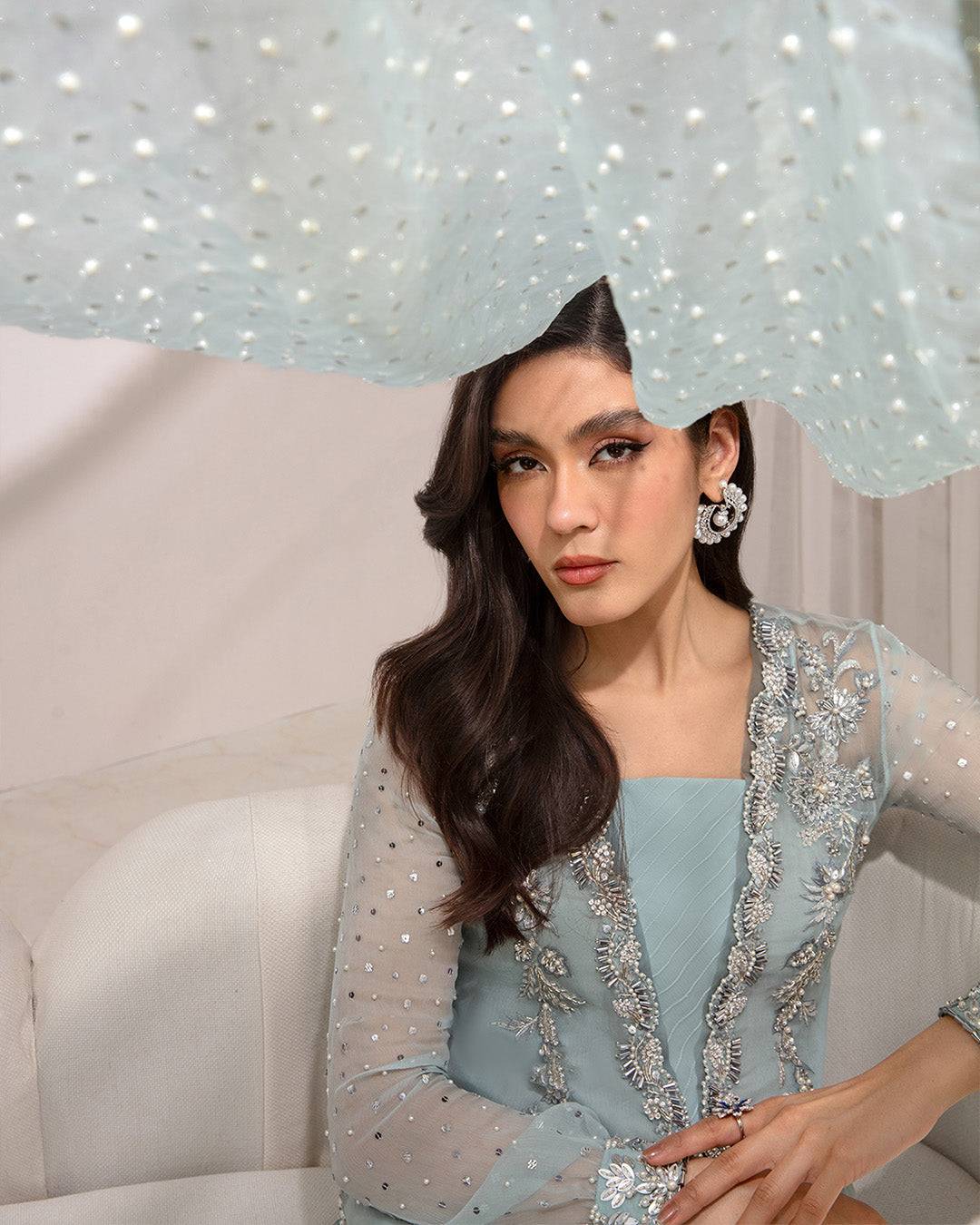 Faiza Saqlain | Lenora Luxury Pret | Arleena - Pakistani Designer Dress - by Faiza Saqlain | Type: Formal - 100% Original at Saira Sultan
