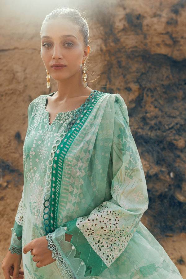 Nureh | Gardenia Lawn 24 | N-01 - Pakistani Designer Dress - by Nureh | Type: Luxury - 100% Original at Saira Sultan