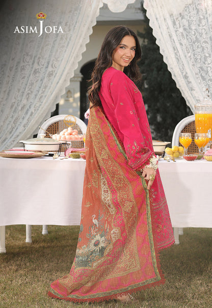 Asim Jofa | Summer Rhapsody | AJUBU-06 Embroidered Jacquard - Pakistani Designer Dress - by Asim Jofa - Type : Ladies Clothes - 100% Original at Saira Sultan