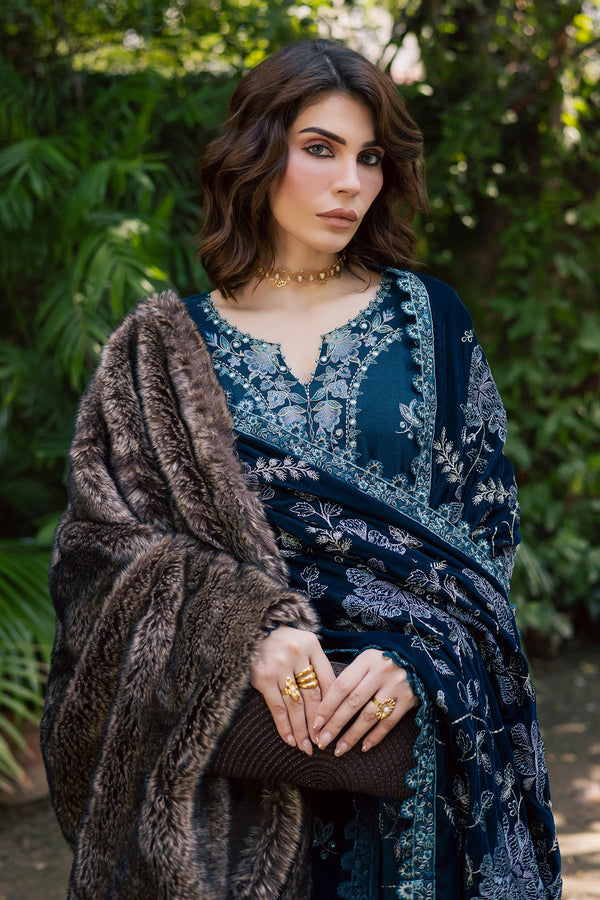 Nureh | Exclusive Leather Peach | NE-183 by Nureh - Designer Dress - Type : Ladies Clothes - Available at Saira Sultan - 100% Original 